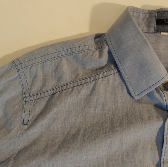 Men's G-Star Raw Correct blue button up shirt - Picture 6 of 13